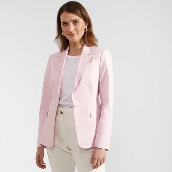 Liz Claiborne Career Pink Blazer Notched Lapel and Fitted Silhouette Size Small - Picture 9 of 9